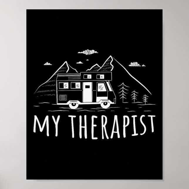 Poster Caravana de Acampamento Minha Terapeuta  (Frente)