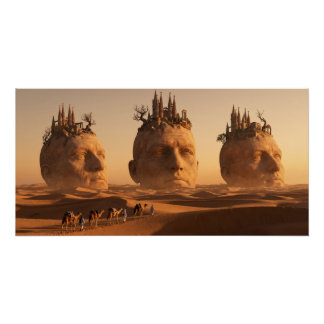 Póster Caravana de Almas Perdidas no Deserto de Seda