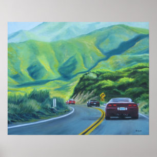 Póster Caravana de Corveta