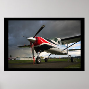 Póster Caravana grande de Cessna 208