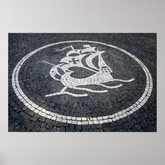 Póster Caravela portuguesa (Frente)