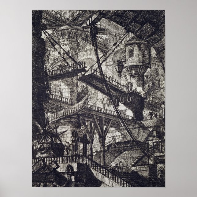 Poster Carceri VII, 1760 (Frente)