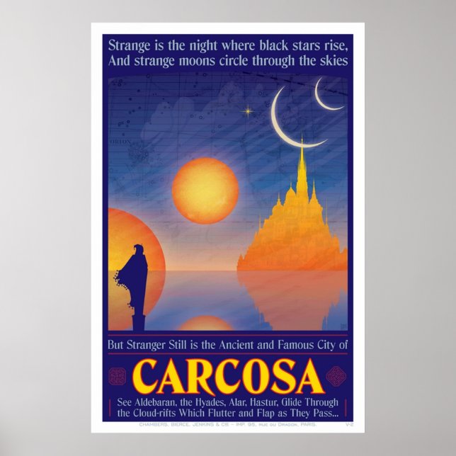 Poster Carcosa v2 (Frente)