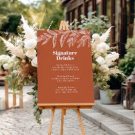 Poster Cardápio de Bebidas Especiais da Floresta Botânica