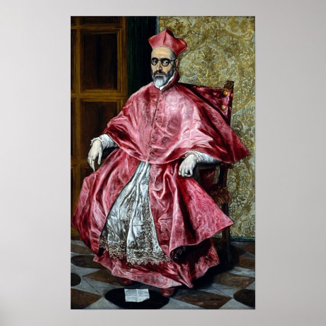 Poster Cardeal El Greco Fernando Niño de Guevara (Frente)