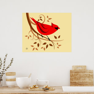 Poster Cardinal Vermelho