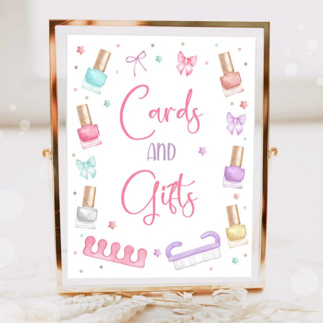 Poster Cards and Gifts Mani-Pedi Party Manicure Pedicure (Criador carregado)