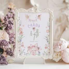 Poster Cards and Gifts Whimsical Fairy Birthday