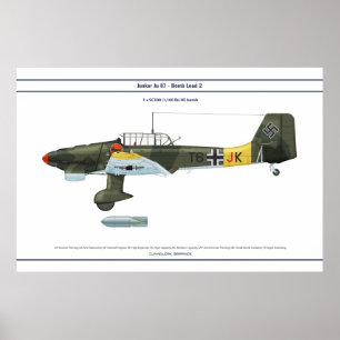 Póster Carga 2 de Ju 87