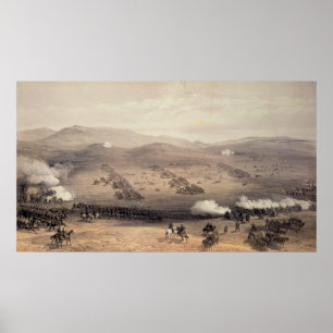 Póster Carga da brigada da cavalaria clara