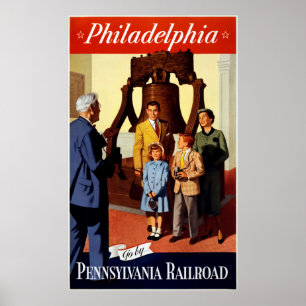 Póster Cargo do vintage da estrada de ferro de