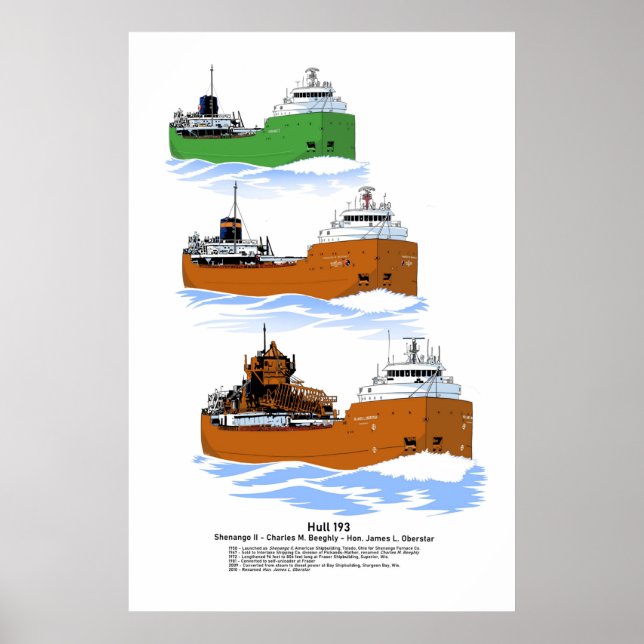 Poster Cargueiro dos excelentes James Oberstar (Frente)