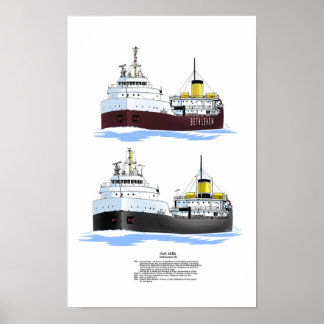 Poster cargueiro Johnstown dos Lagos excelentes