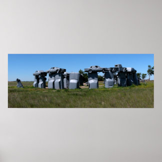 Poster Carhenge, Nebraska Panorâmica 1