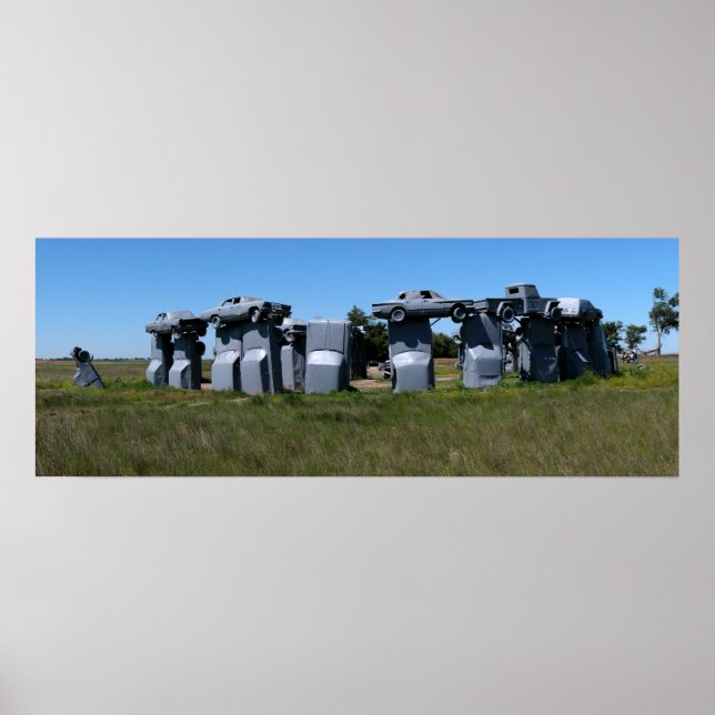 Poster Carhenge, Nebraska Panorâmica 1 (Frente)
