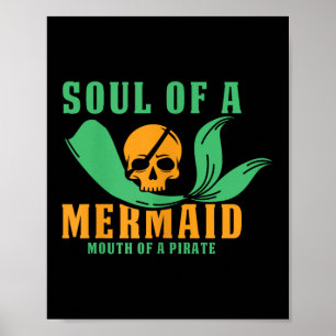 Poster Caribe de Buccaneer de Armadilhas Piratas Engraçad