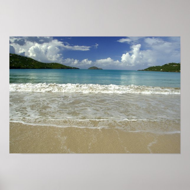 Póster Caribe, Ilhas Virgens Americanas, Rua.Thomas, 6 (Frente)