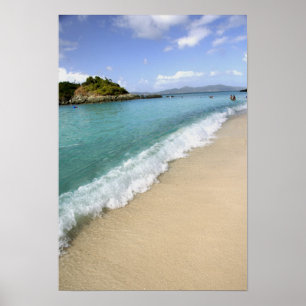 Póster Caribe, Ilhas Virgens dos EUA, St. John,