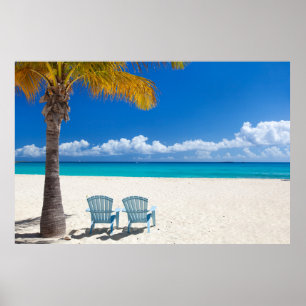 Poster Caribe praia