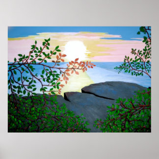 Póster Caribe - Sunset jamaicano