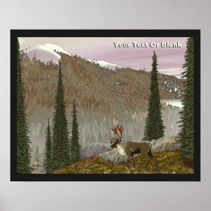 Póster Caribu de Selkirk