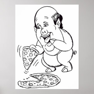 Poster Caricatura de Kevin Malone