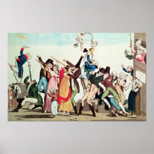 Póster Caricatura no cometa 1811, c.1811