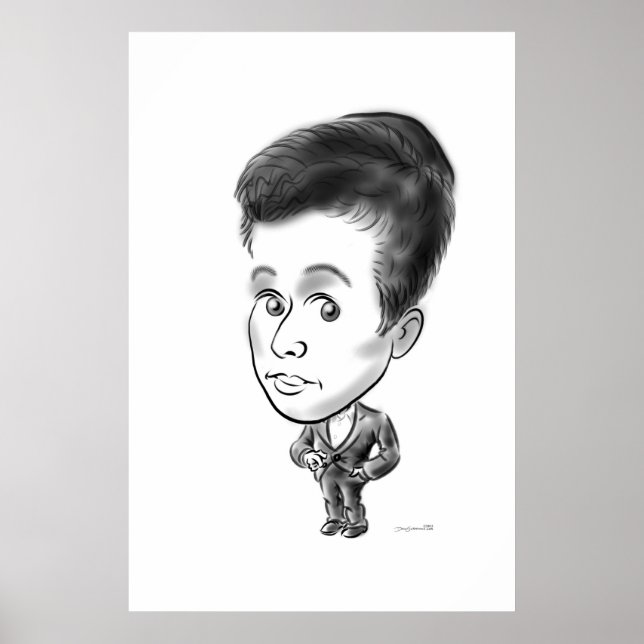 Póster Caricatura no conselho 13b (Frente)