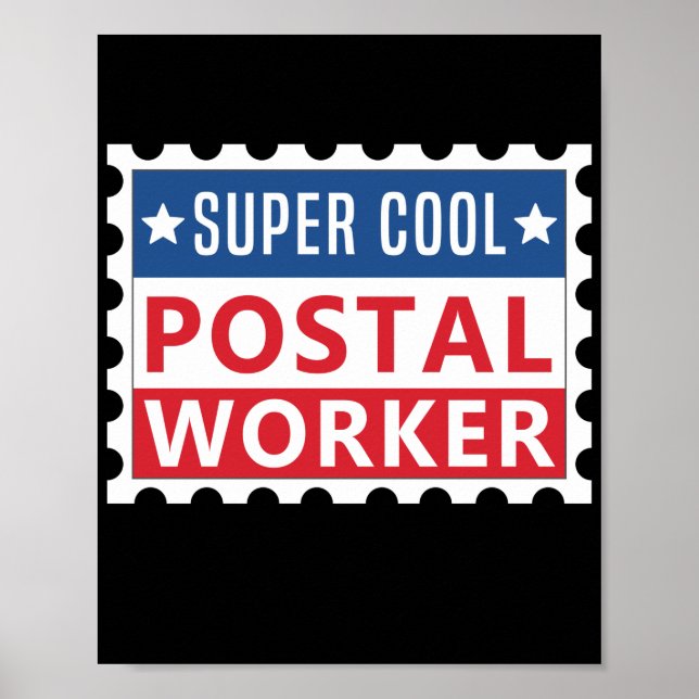 Poster Carimbo de Trabalho Postal Super Legal (Frente)
