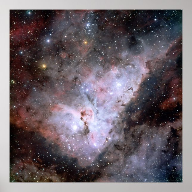 Póster Carina Nebula Composta 40x40 (28x28) (Frente)