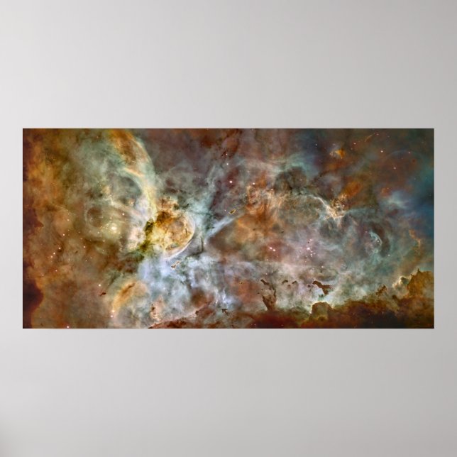 Póster Carina Nebula Extreme 78x38 (99x48) (Frente)