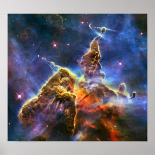 Poster Carina Nebula (Telescópio Hubble)