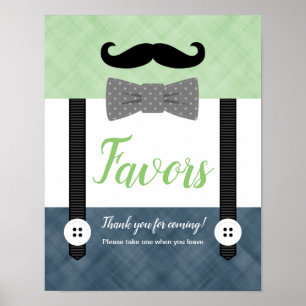 Poster Carinha marinho verde chá de fraldas sinal de favo