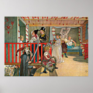 Poster Carl Larsson art: Um Dia de Celebração