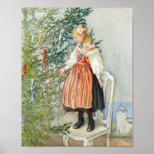 Poster Carl Larsson Árvore de Natal