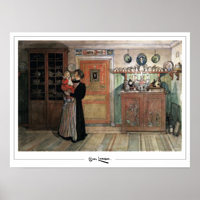 Poster Carl Larsson Zedign Cartaz de Arte #21 (Frente)