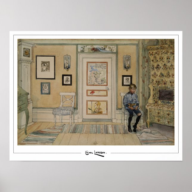 Poster Carl Larsson Zedign Cartaz de Arte #277 (Frente)