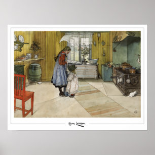 Poster Carl Larsson Zedign Cartaz de Arte #373