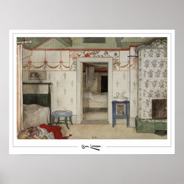 Poster Carl Larsson Zedign Cartaz de Arte #393 (Frente)
