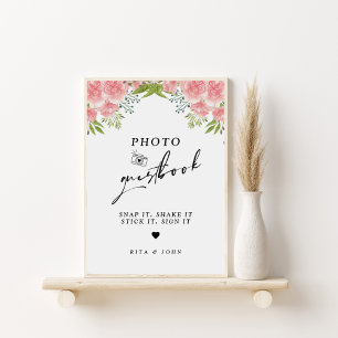 Poster Carnação Floral Foto Guestbook