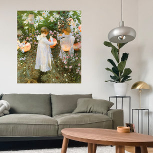 Poster Carnação, Lily, Lily, Rosa De John Singer Sargen