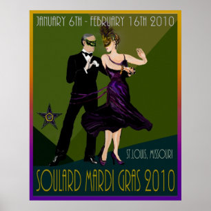 Poster Carnaval 2010 de Soulard
