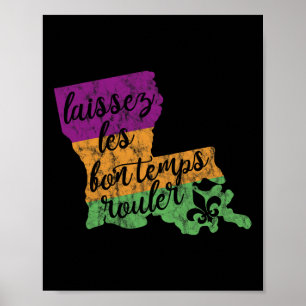 Poster Carnaval 2025 Laissez Les Bon Temps Rouler Nova O