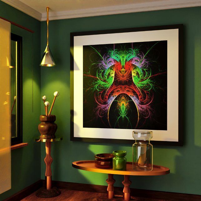 Póster Carnaval Abstrato Art (Carnaval Abstract Art Poster)