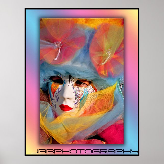 Poster carnaval confettii (Frente)