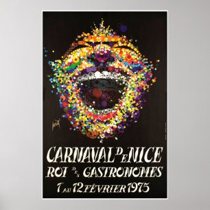 Poster Carnaval de Agradável, gastronomes do DES do Roi,