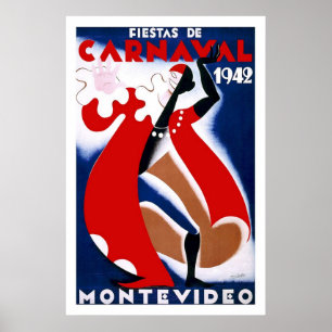 Póster Carnaval de Havana Habana, 1942