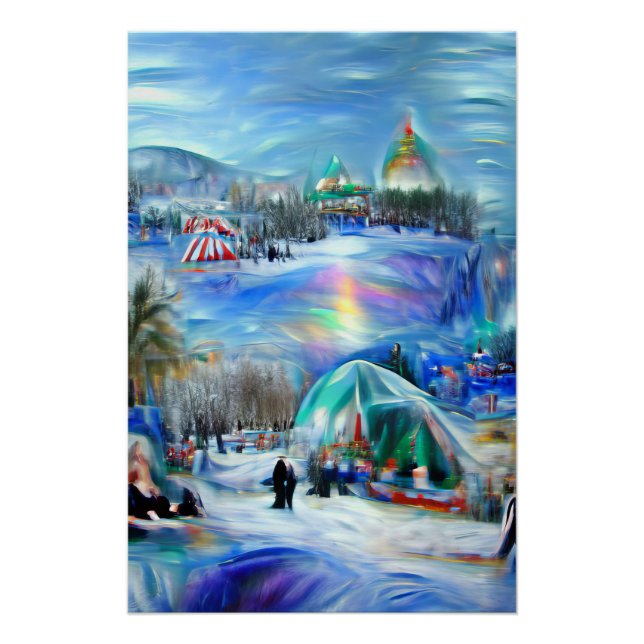 Póster Carnaval de inverno (Frente)