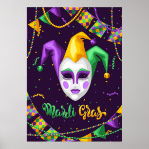 Poster Carnaval de Mardi Gras