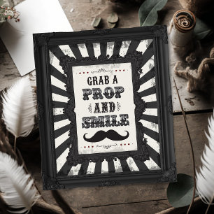 Poster Carnaval de Psicopata Escuro Capturar Um Sinal Fot